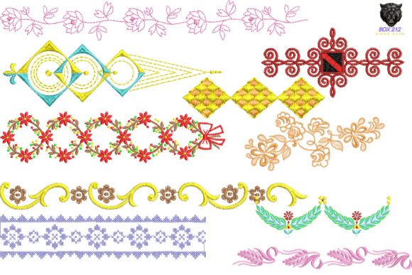 Border Collection Embroidery Design