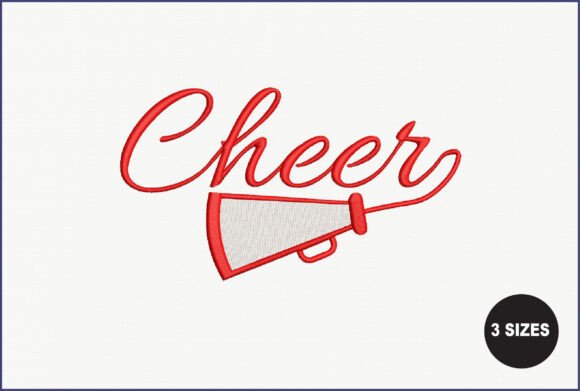 Cheer Embroidery: A Craft Fair-Ready Inspirational Design