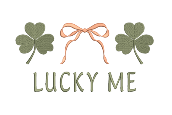 Coquette Lucky Me Embroidery Design