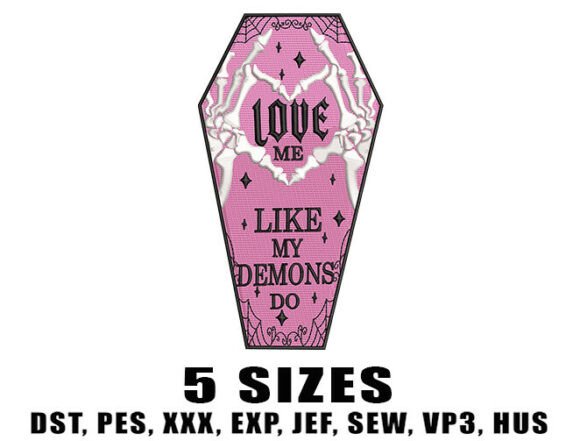 Dark Romance Embroidery Designs
