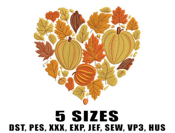 Happy Heart Embroidery Design