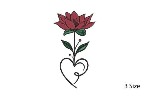 Love Rose Embroidery
