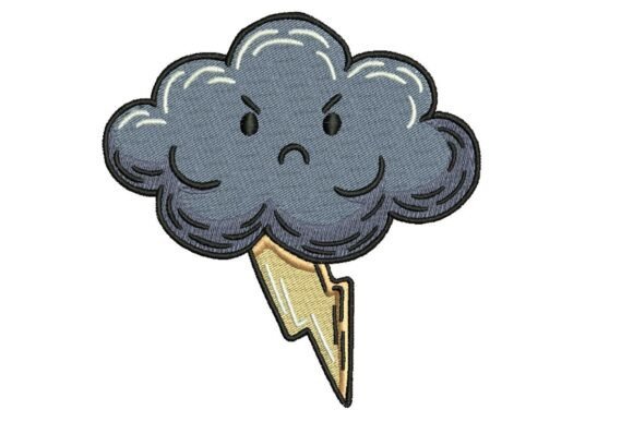 Storm Cloud Embroidery