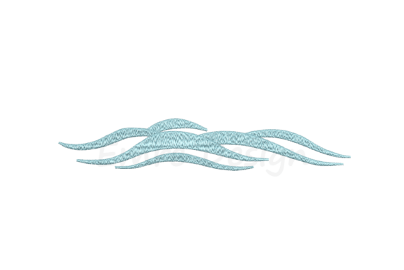Wave Embroidery Design